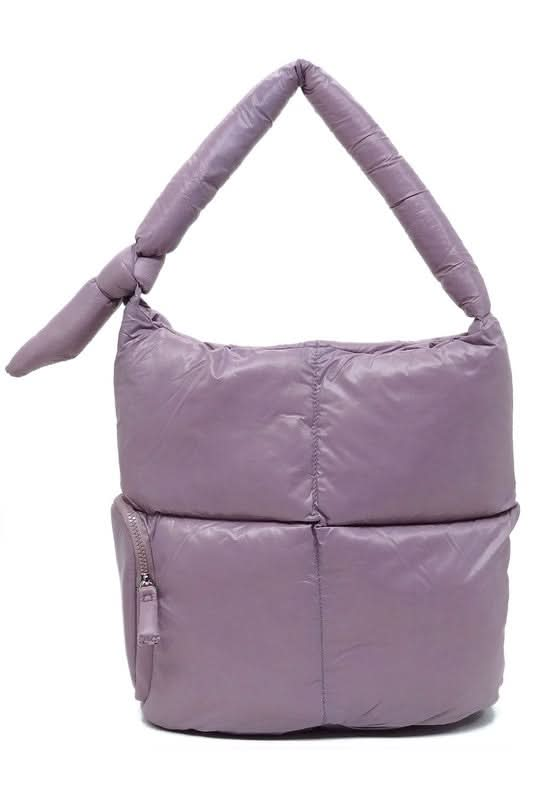 Soft Puffy Shoulder Bag Hobo - Sleekdenim.com