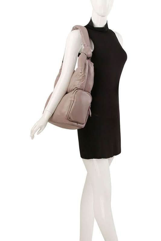 Soft Puffy Shoulder Bag Hobo - Sleekdenim.com