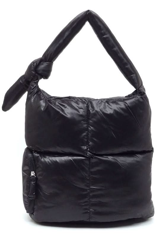 Soft Puffy Shoulder Bag Hobo - Sleekdenim.com