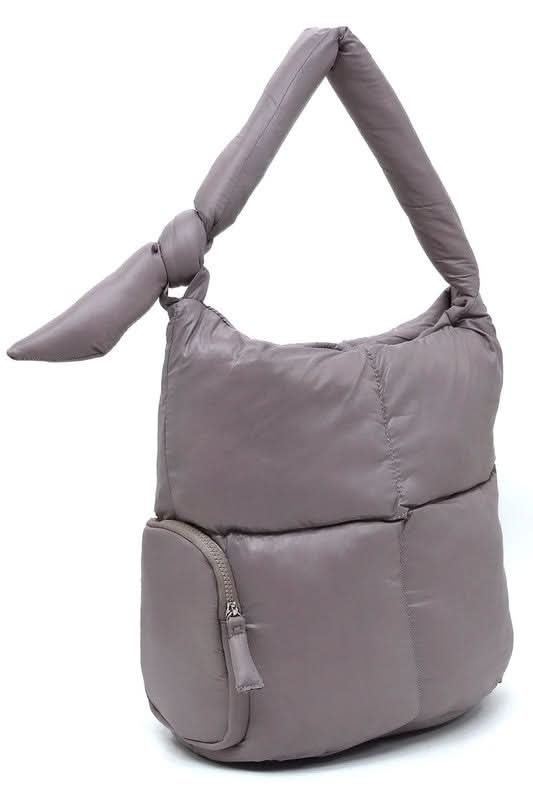 Soft Puffy Shoulder Bag Hobo - Sleekdenim.com