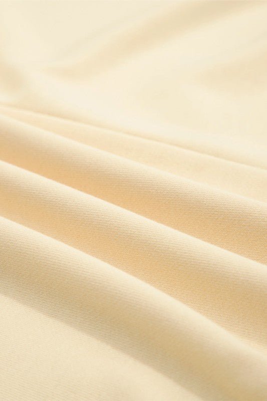 Solid Faux Layered Patchwork Crewneck Sweatshirt - Sleekdenim.com