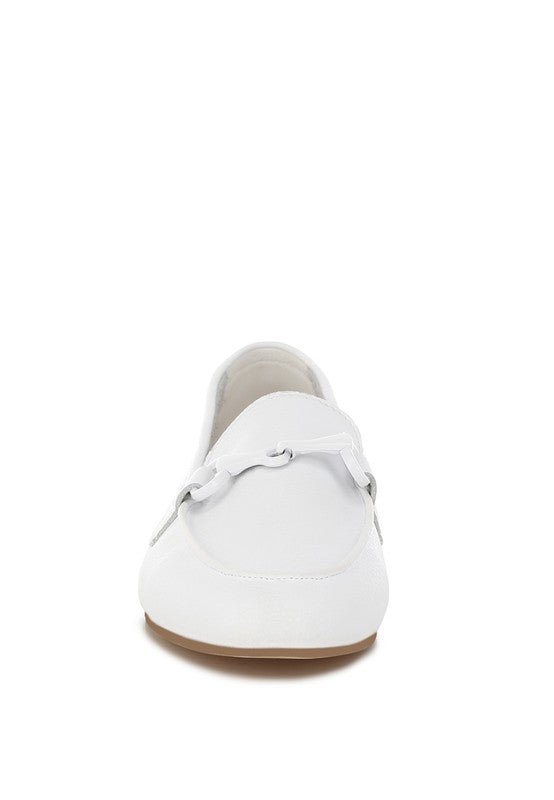 Taranis Monochromatic Horsebit Loafers - Sleekdenim.com