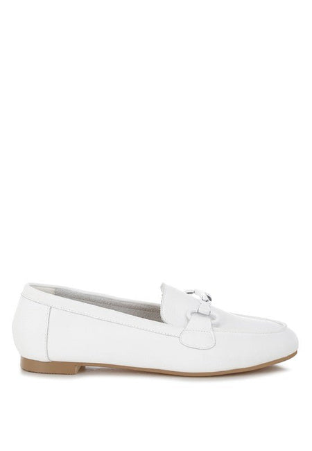 Taranis Monochromatic Horsebit Loafers - Sleekdenim.com