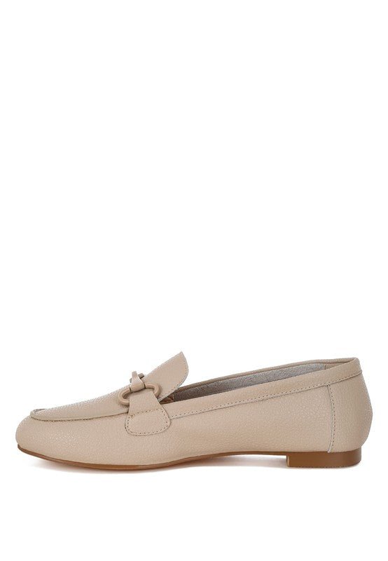 Taranis Monochromatic Horsebit Loafers - Sleekdenim.com