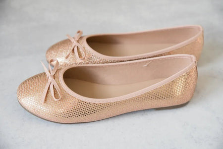 Touch of Magic Flats in Rose Gold - Sleekdenim.com