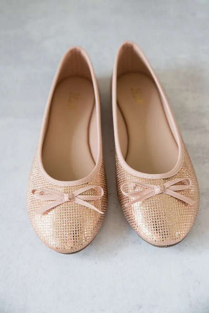 Touch of Magic Flats in Rose Gold - Sleekdenim.com