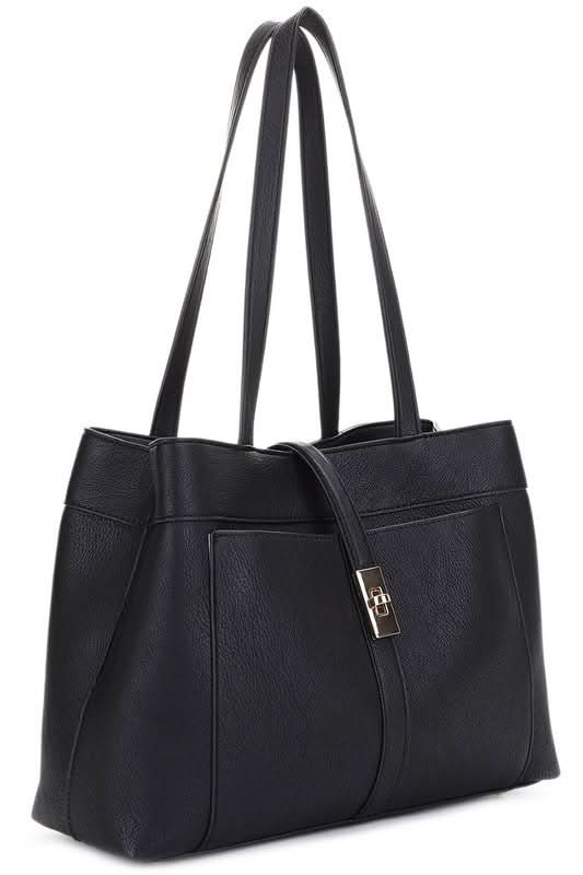 Twist Lock Flap Satchel - Sleekdenim.com