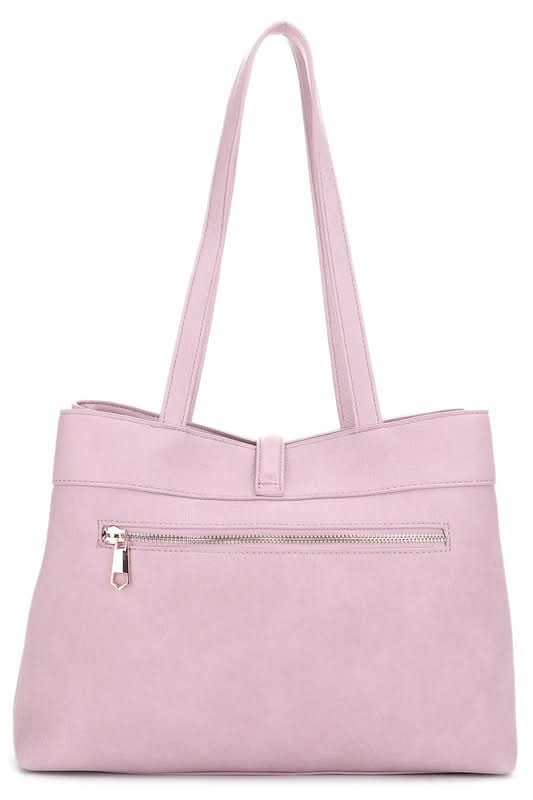 Twist Lock Flap Satchel - Sleekdenim.com