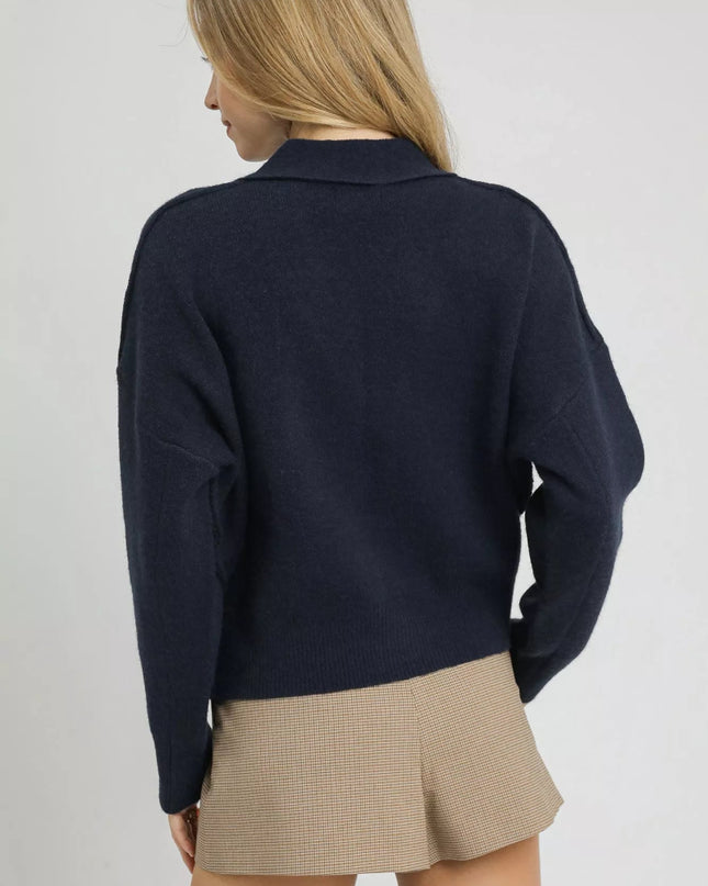 Umgee Button - Front Knit Cardigan - Sleekdenim.com