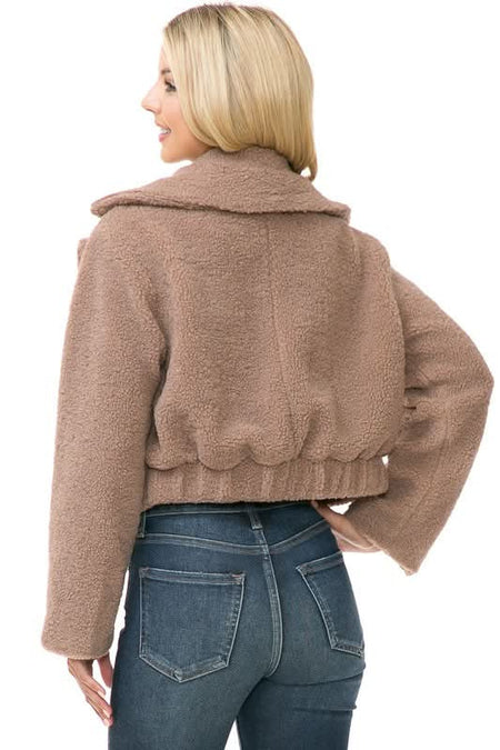 Women's Faux Fur Jacket - Sleekdenim.com