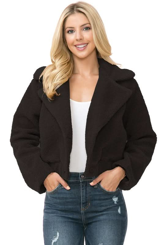 Women's Faux Fur Jacket - Sleekdenim.com