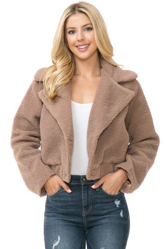 Women's Faux Fur Jacket - Sleekdenim.com