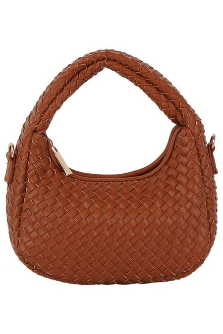 Woven Mini Hobo Shoulder Bag - Sleekdenim.com